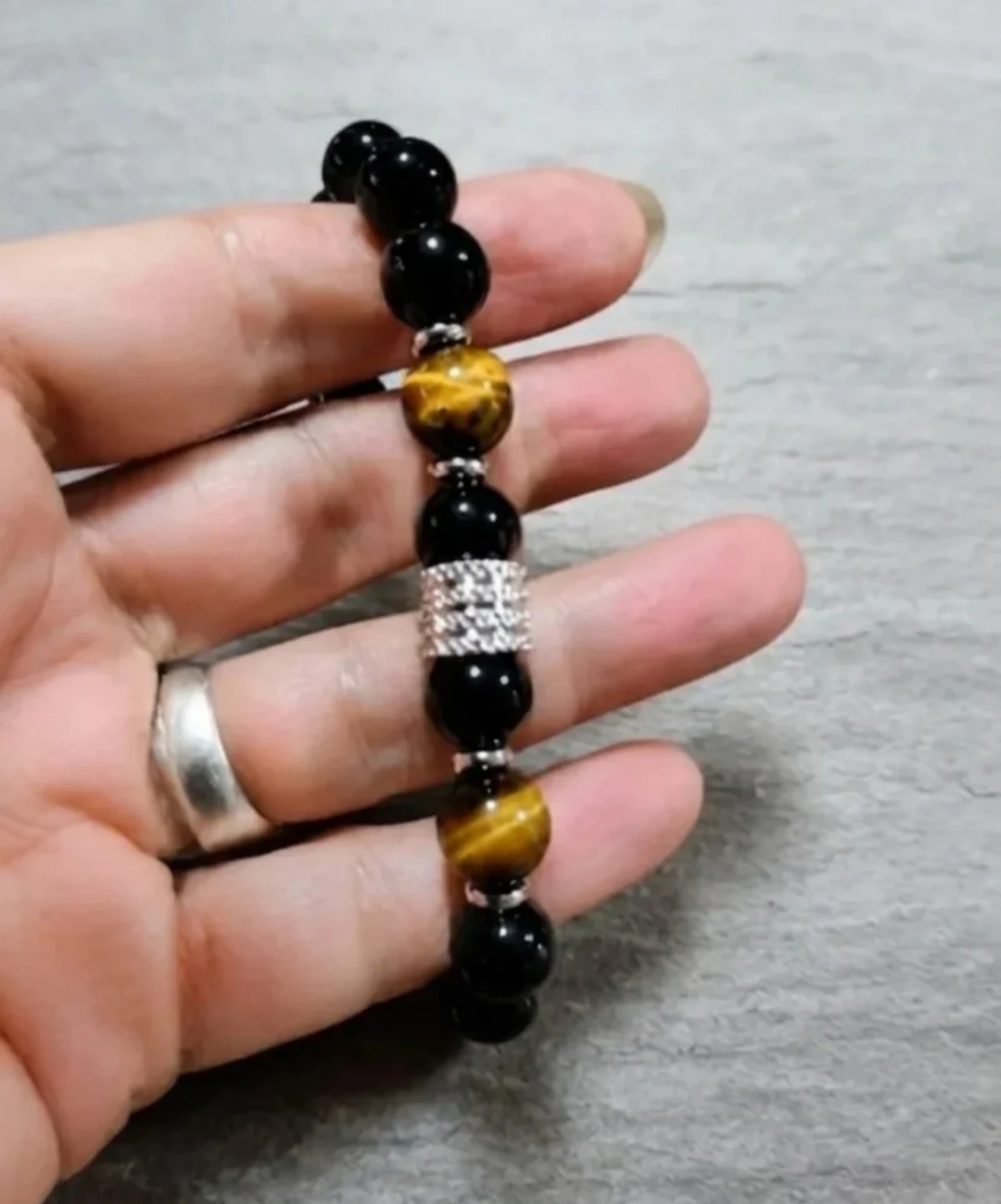 Pulsera de piedra natural 10mm
